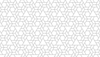 Obraz premium The geometric pattern with lines. Seamless vector background. White and gray texture. Graphic modern pattern. Simple lattice graphic design.