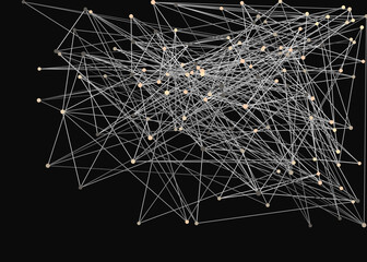 Abstract Low Polygon Mesh color Generative Art background illustration