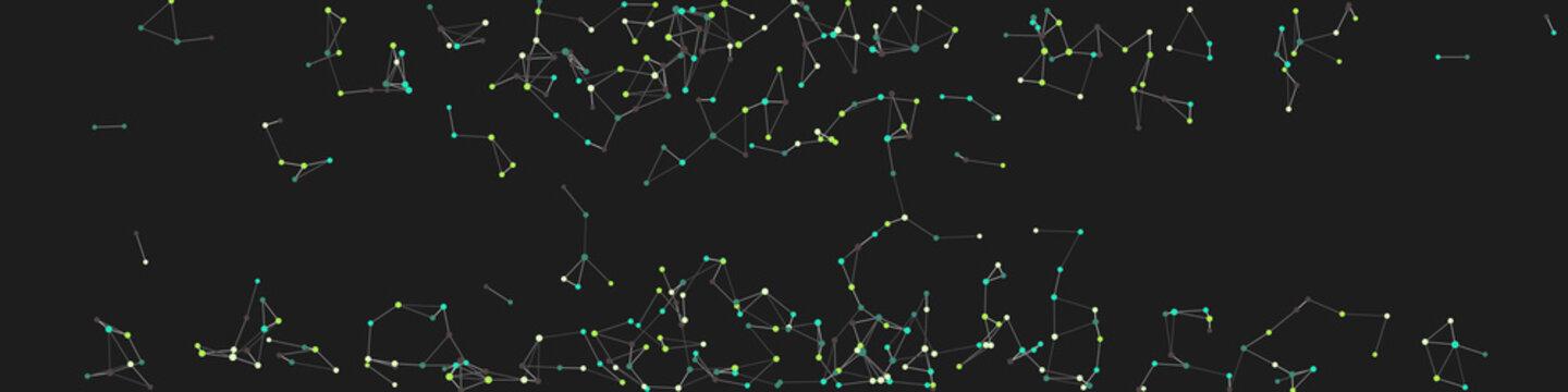 Abstract Low Polygon Mesh color Generative Art background illustration