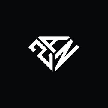 ZAN letter logo creative design. ZAN unique design
