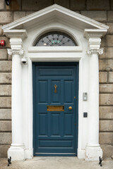 Typical doors in the Dublin city