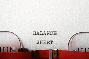 Balance sheet concept