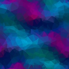 Obraz premium Seamless triangle pattern for surface pattern and print. High quality illustration. Colored wavy vivid trendy gradient swatch. Funky hipster contemporary graphic tile for background or textile.