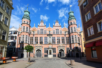 Fototapeta na wymiar Great Armoury building in Gdansk, Poland