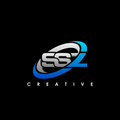SSZ Letter Initial Logo Design Template Vector Illustration
