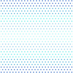 ミニ水玉グラデーション　ブルー