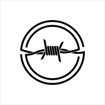 recommend clip art: Barbed Wire Icon Y_2111001