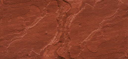 Obraz premium Details of sand stone texture, closeup shot of rock surface with vignette at cover, idea for background.