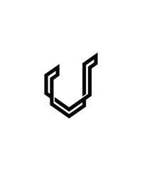 This logo is an alphabet logo, which is suitable for the initials of your name or business