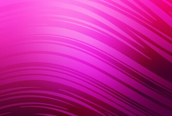 Fototapeta premium Light Pink vector glossy abstract layout.