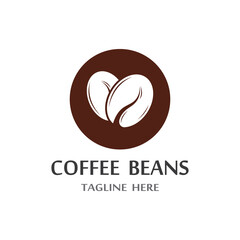 coffee bean icon vector