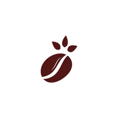coffee bean icon vector