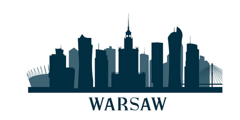 Warsaw silhouette © Julia