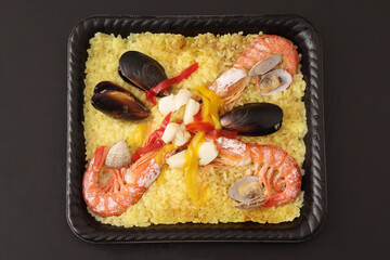 魚介のパエリア