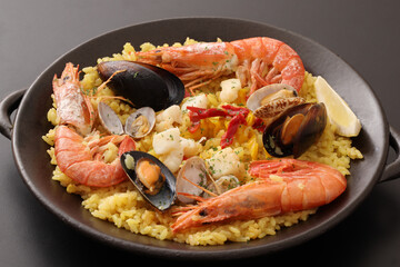魚介のパエリア