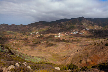 Mountain landscapes of the island of Tenerife.
