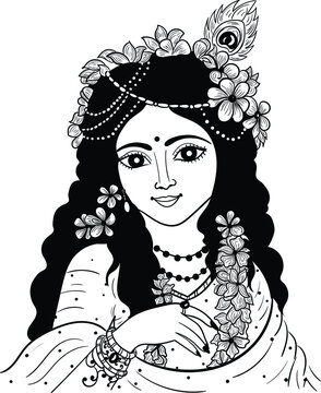 Indian Bride Sketch By Rajat Jangid Drawing Fine Art for Sell