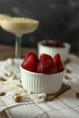 strawberries and cream