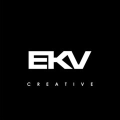 EKV Letter Initial Logo Design Template Vector Illustration