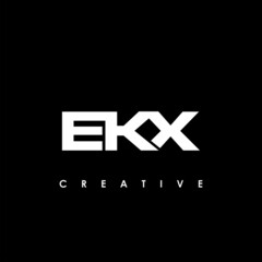 EKX Letter Initial Logo Design Template Vector Illustration