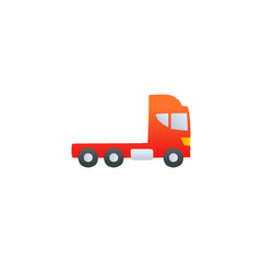 Fototapeta premium cargo, haulage, shipping truck icon in gradient color, isolated on white background