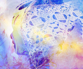 abstract background with bubbles