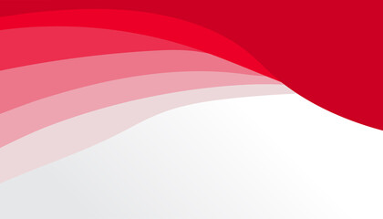 Abstract colorful red wave background