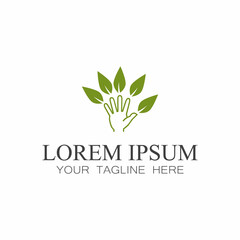 Leaf icon Vector Illustration design Logo template