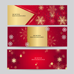 Seamless snowflake border, festive decoration isolated on white background, Merry Christmas design for greeting card or postcard. Vector illustration, xmas snow flake header or banner