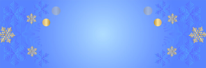 Seamless snowflake border, festive decoration isolated on white background, Merry Christmas design for greeting card or postcard. Vector illustration, xmas snow flake header or banner