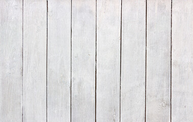 Old grey and White wooden background with cracks and scratches in vintage style