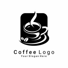coffee logo vector, cafe logo