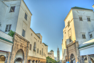 Habous Medina, Casablanca, HDR Image