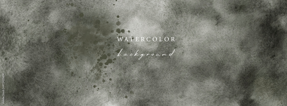 Wall mural vector watercolor horizontal universal background with copy space for text