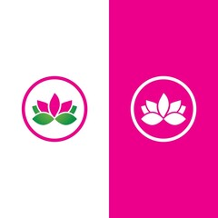 Beauty Vector lotus flowers design