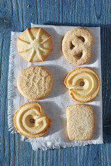 Shortbread biscuit cookies