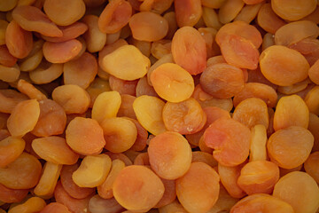 Dry orange natural dried apricots