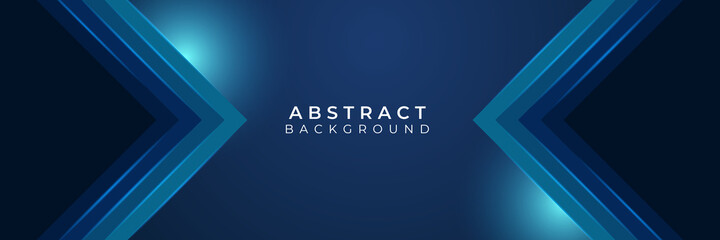 Modern abstract dark navy blue banner background. Vector abstract graphic design banner pattern background template illustration.