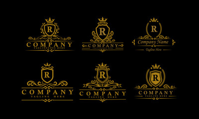 Set of Royal Crest Logo