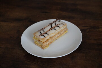 Pâtisserie , mille feuilles .