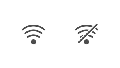 Wifi notification icon vector design