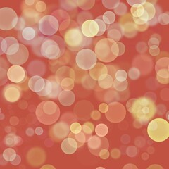 Abstract background of colorful bokeh lights illustration.