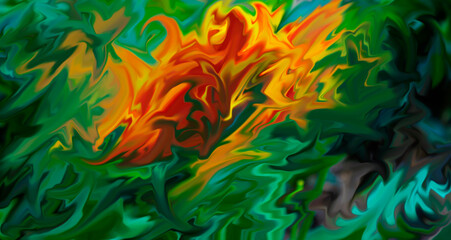 Colorful background with the abstrack wave.High quality photo.