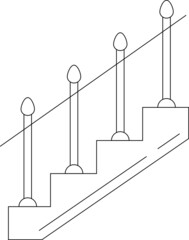 furniture icons stairs and steps