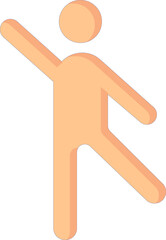 healthy life icons exercise and gymnast