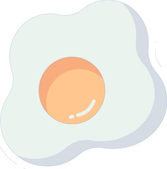 healthy life icons omelette and egg