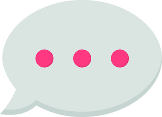 finance icons chat and message