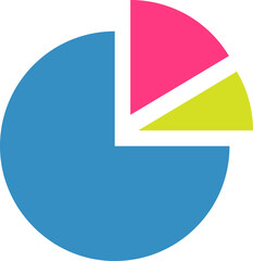 finance icons pie chart and statistics