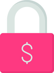 finance icons lock and padlock