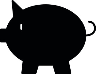 finance icons piggy bank and saving